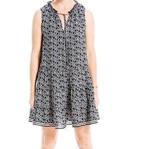 Max Studio Sleeveless Tiered Dress NWOT